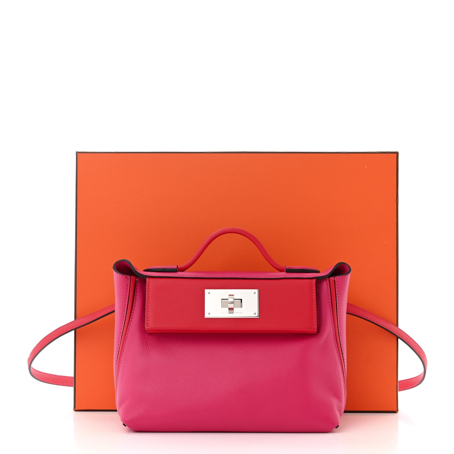 Hermes Evercolor Swift 24/24 21 Rose Mexico Rouge De Coeur 11 of 11