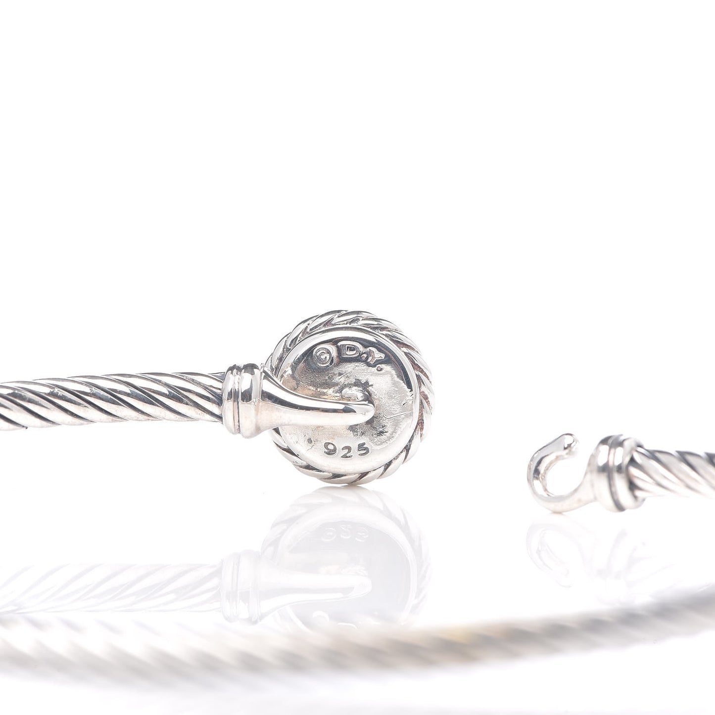 Sterling Silver Citrine 3mm Chatelaine Bracelet