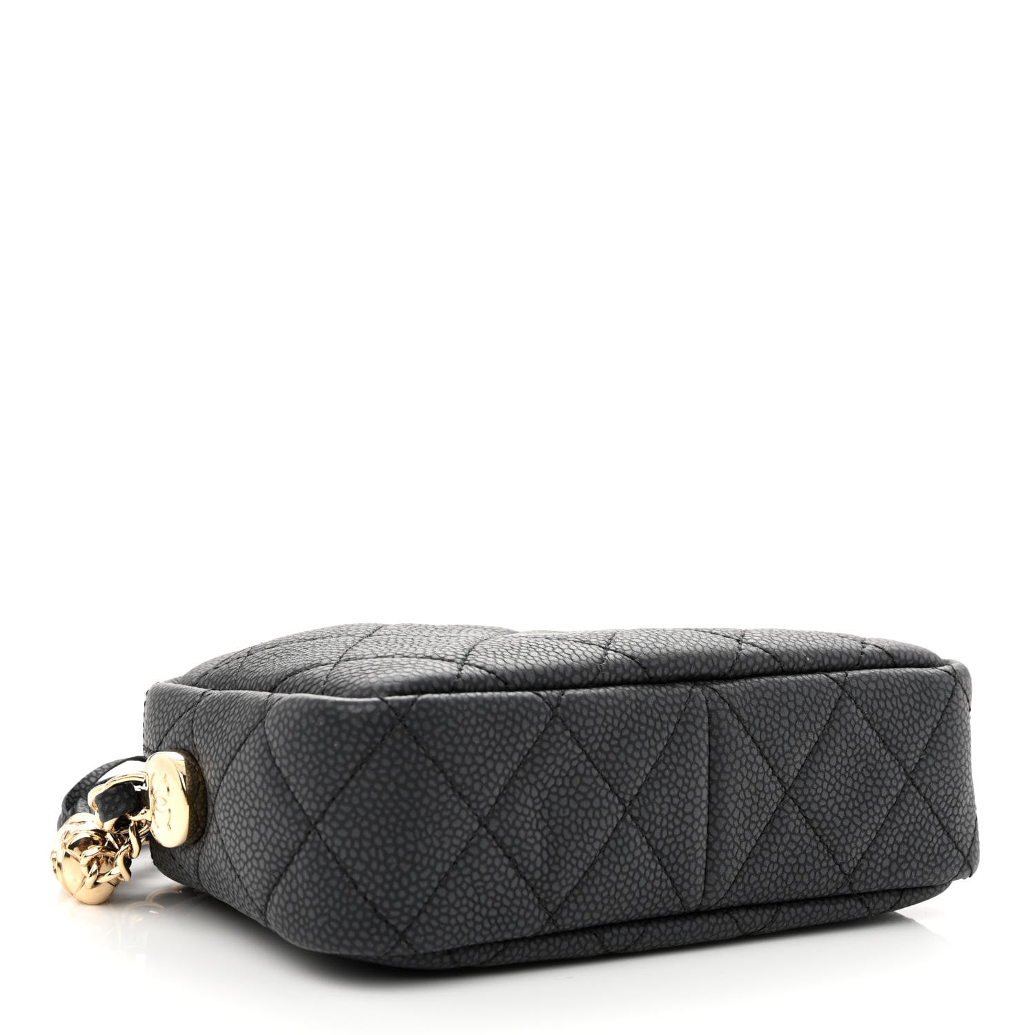 Chanel Iridescent Caviar Quilted Mini Coco Tassel Camera Case Black 4 of 11