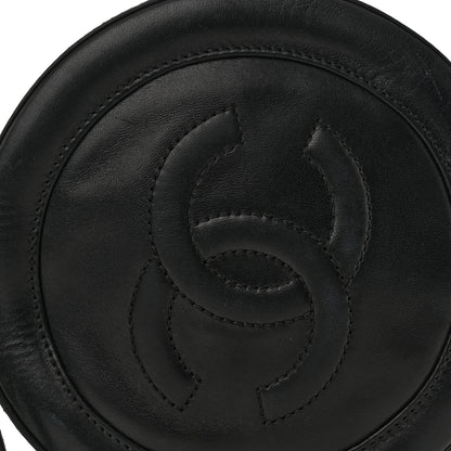 Chanel Lambskin Square Quilted Round Shoulder Bag Black 8 of 15