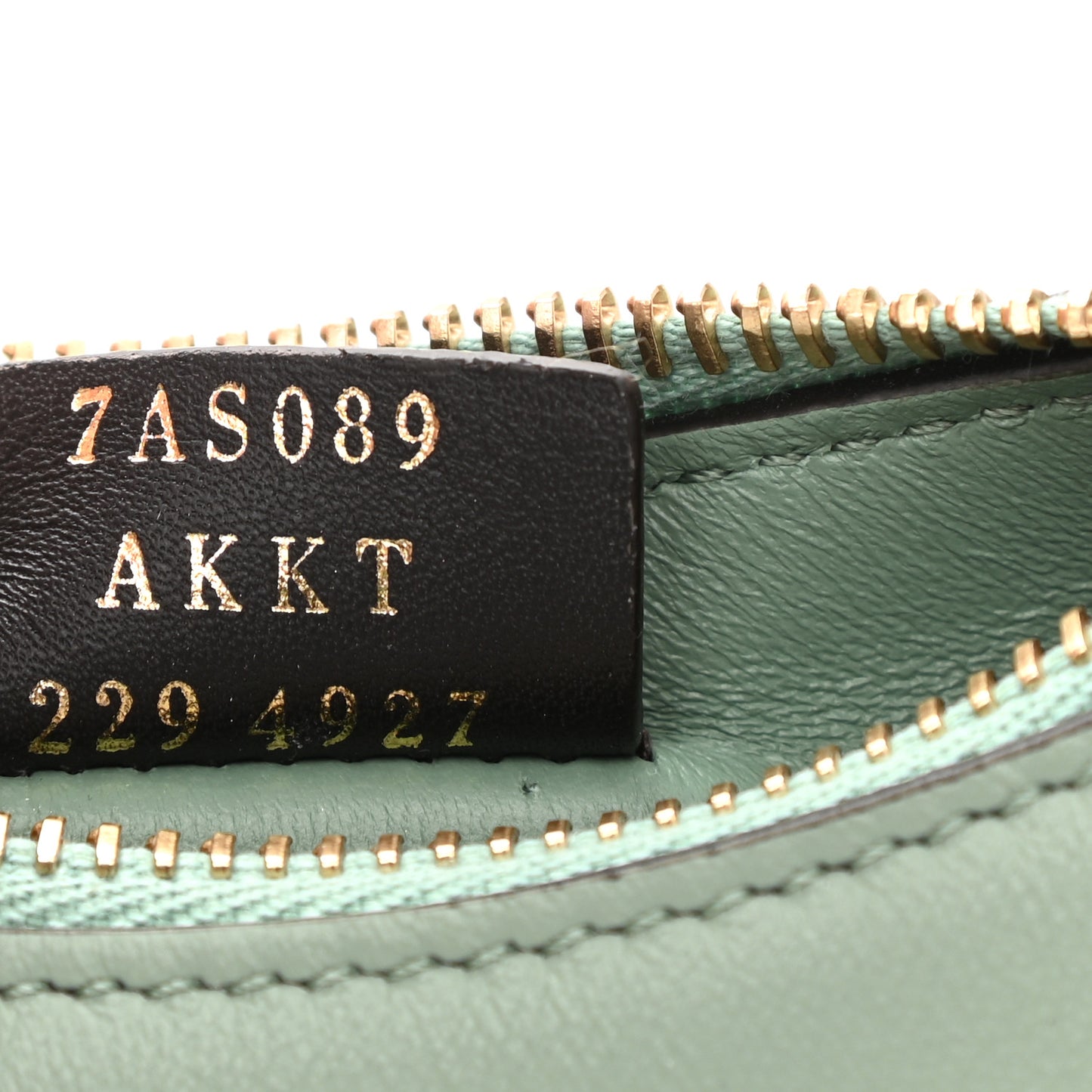 Vitello Grace New Matte Nano Fendigraphy Hobo Charm Menta