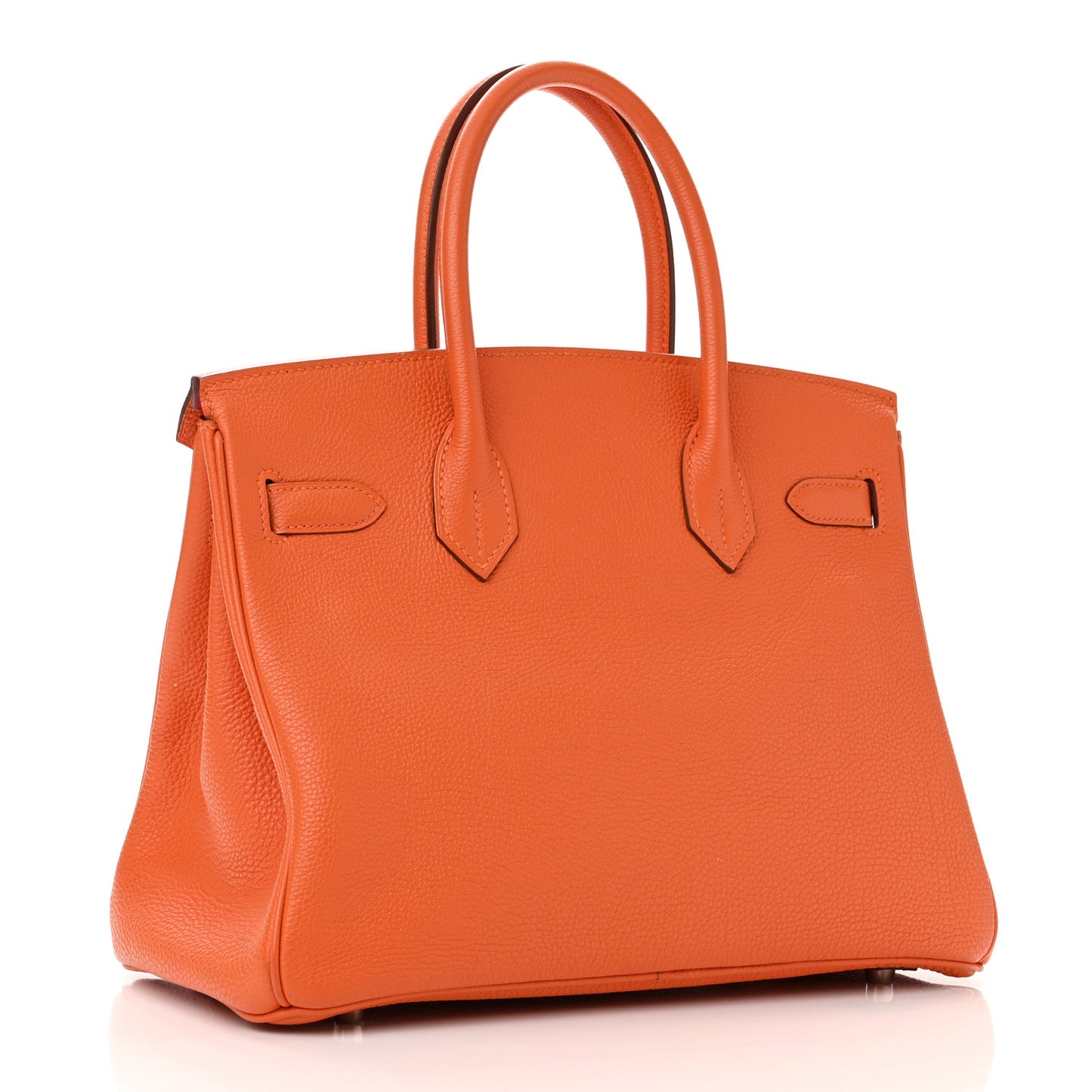Togo Verso Birkin 30 Orange Rose Shocking
