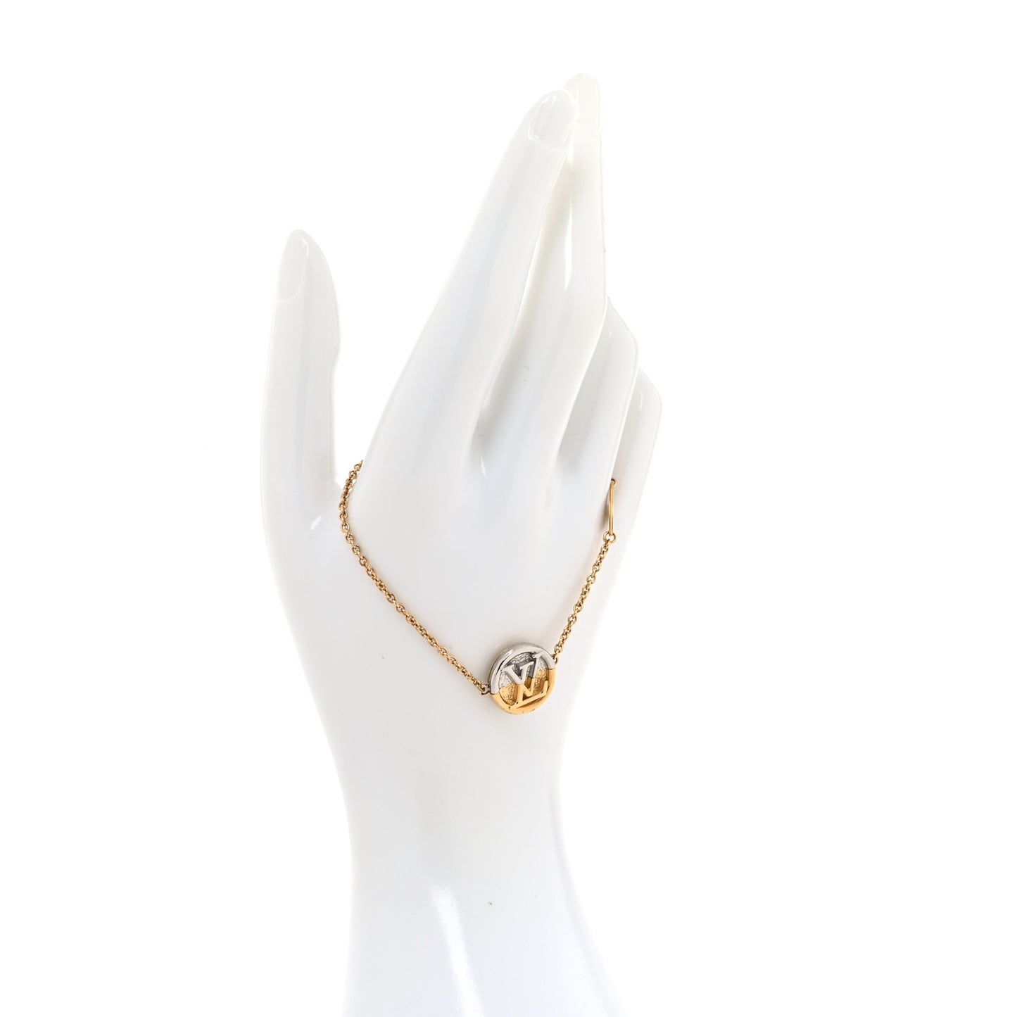 Metal L To V Bracelet Gold Silver