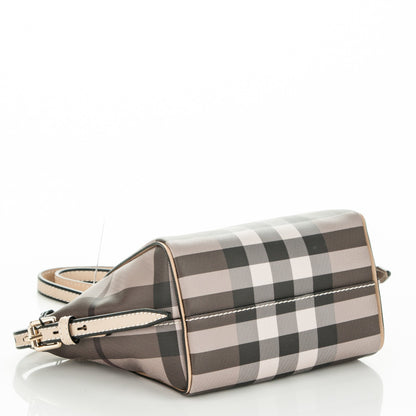 Burberry Smoked Check Small Dartmoore Crossbody Trench 4 of 7