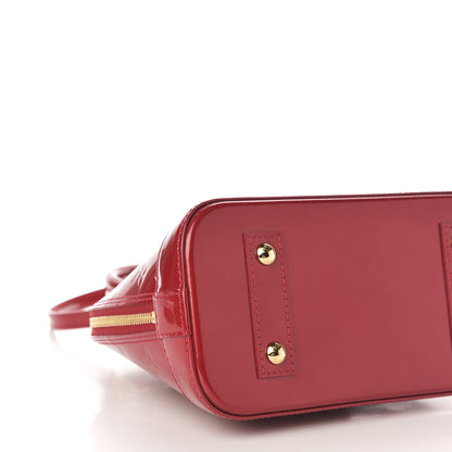 Louis Vuitton Vernis Alma BB Pomme D'Amour 8 of 10
