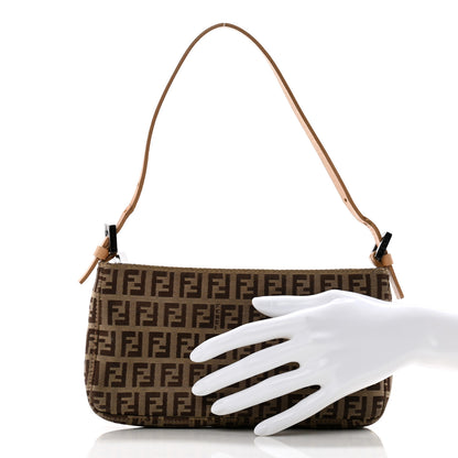 Fendi Zucchino Pochette Beige 2 of 9