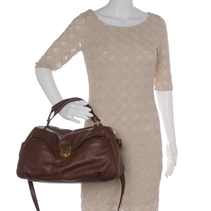 Saint Laurent Leather Sac Dandy Brown 2 of 7