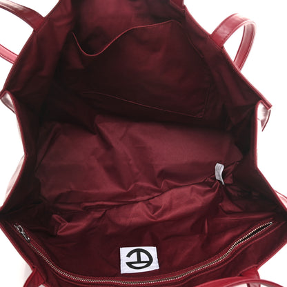 Telfar Vegan Leather Large Shopping Bag Oxblood 5 of 15