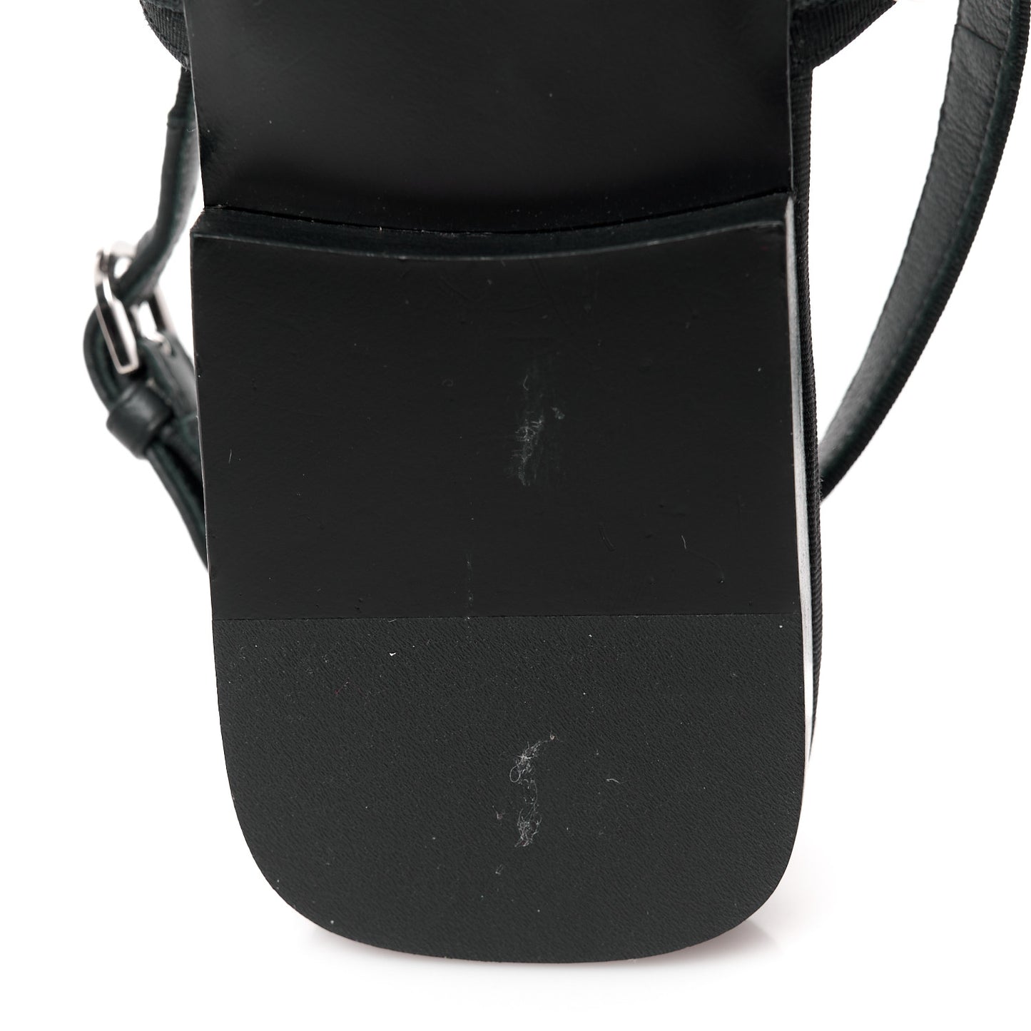 Grosgrain Pearl CC Sandals 41 Black