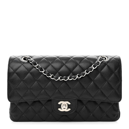 Chanel Caviar Quilted Medium Double Flap Black 1 of 11