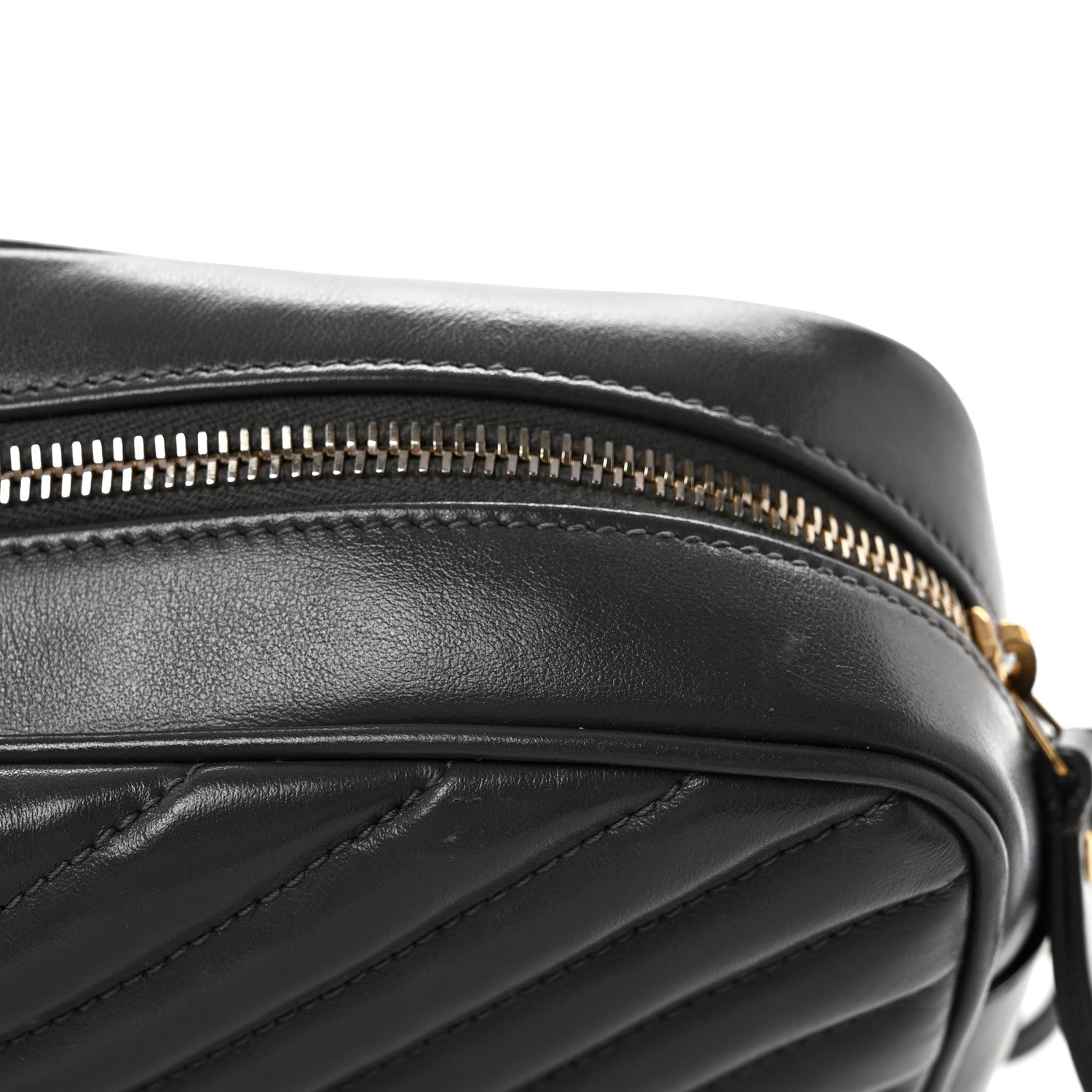 Saint Laurent Calfskin Matelasse Monogram Lou Camera Bag Dusty Grey 13 of 13