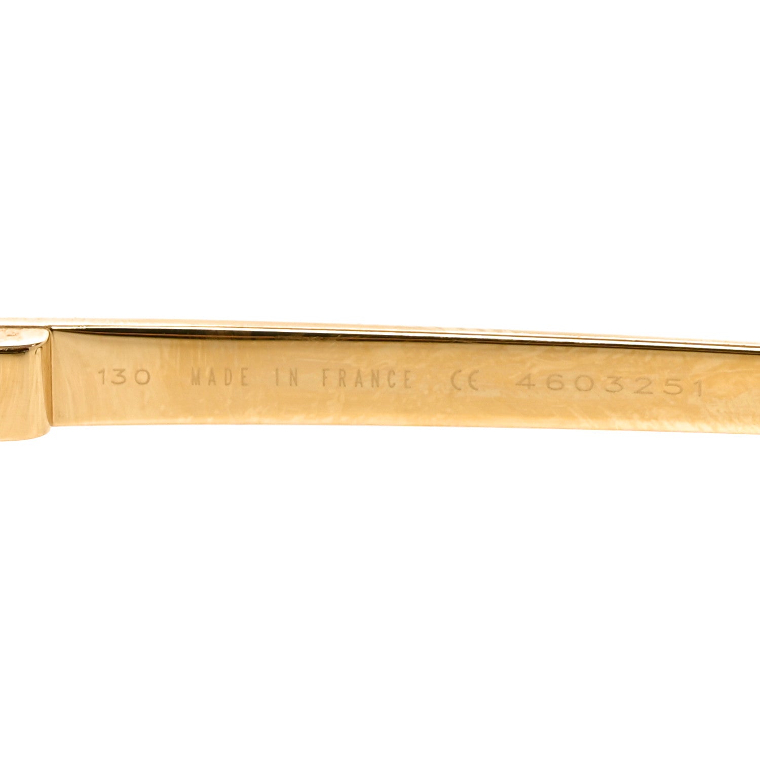 Cartier Santos Dumont Aviator Sunglasses 130 Gold 6 of 6