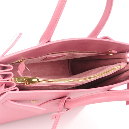 Saint Laurent Calfskin Small Sac De Jour Dark Rose 5 of 7