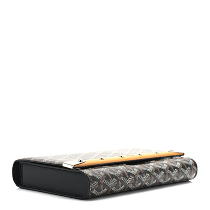 Goyard Goyardine Monte Carlo Bois Clutch With Strap Black 4 of 10