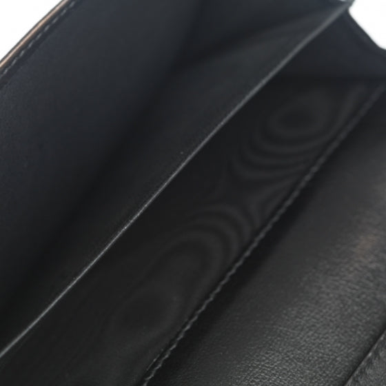 Gucci Leather Britt Continental Wallet Black 11 of 13