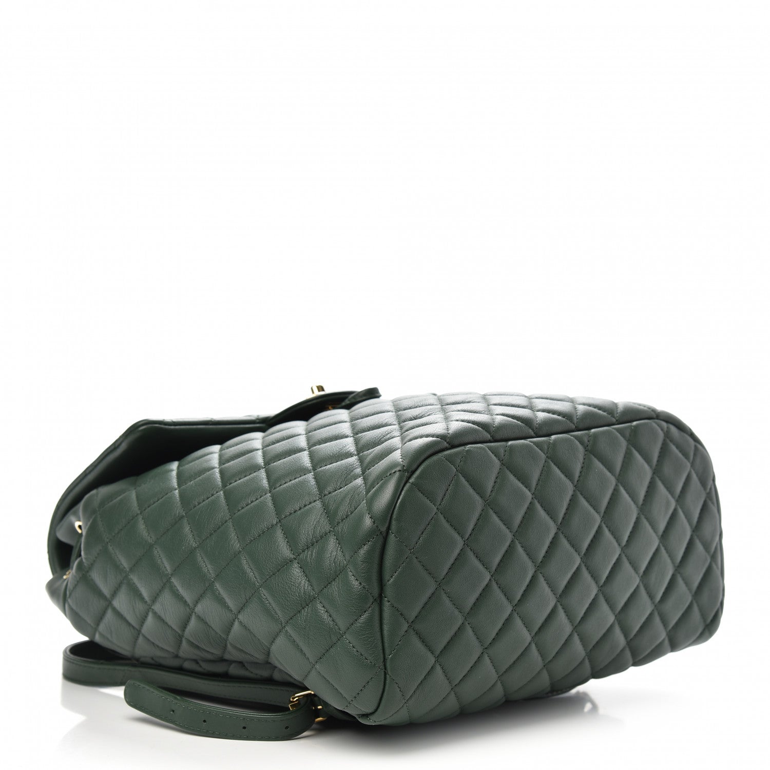 Chanel Calfskin Quilted Large Urban Spirit Backpack Dark Green 3 of 9