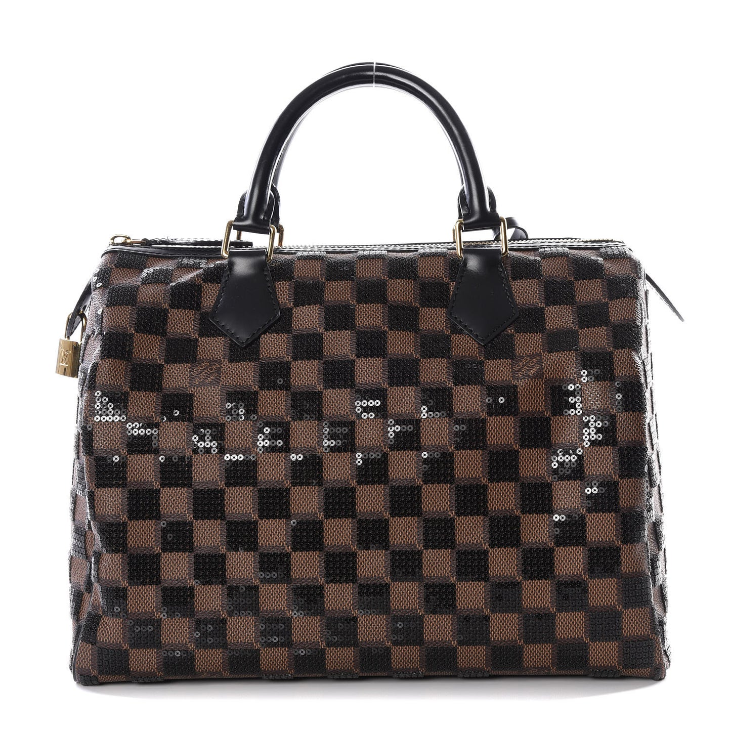 Damier Paillettes Speedy 30 Black