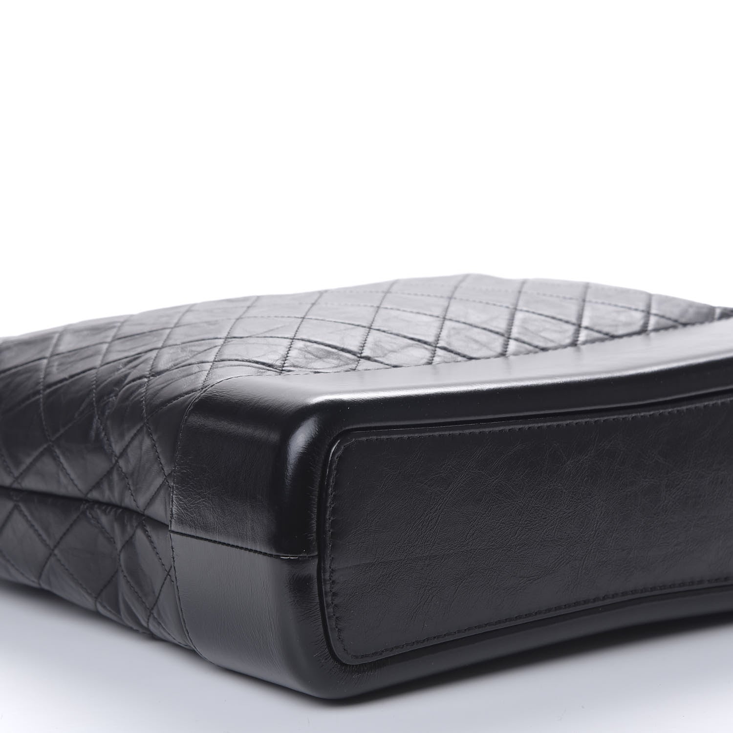 Chanel Aged Calfskin Quilted Maxi Gabrielle Hobo Black 7 of 9
