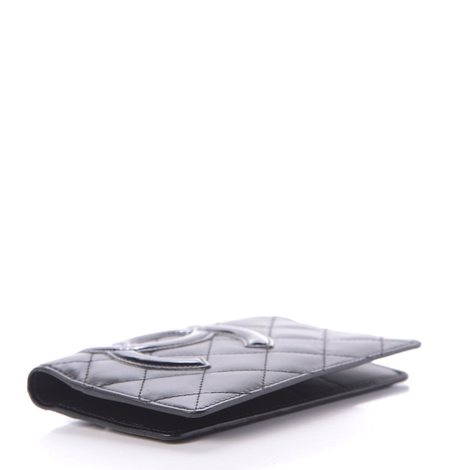 Chanel Calfskin Quilted Small Cambon Agenda Planner Black 4 of 12