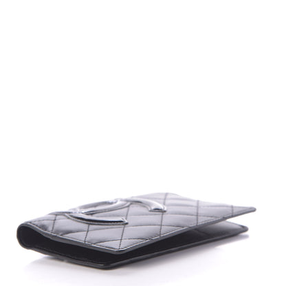 Chanel Calfskin Quilted Small Cambon Agenda Planner Black 4 of 12
