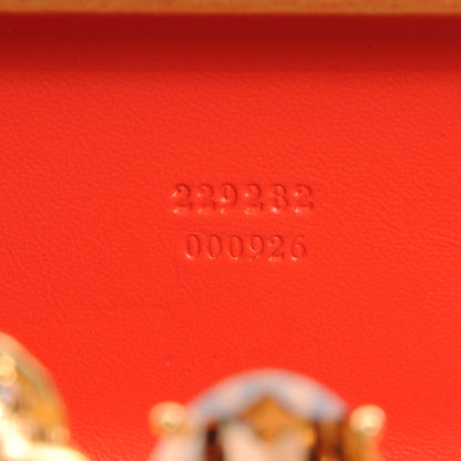 Alexander McQueen Whipsnake Skull Knucklebox Clutch Orange 7 of 8