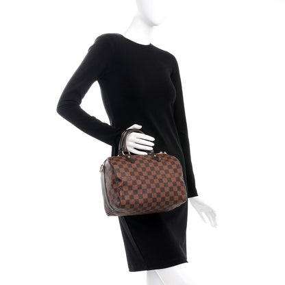 Louis Vuitton Damier Ebene Speedy Bandouliere 25 3 of 10