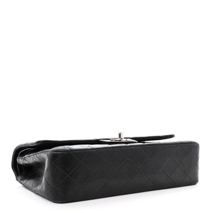 Chanel Lambskin Quilted Medium Double Flap Black 4 of 19