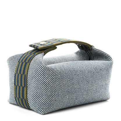 Hermes Wool Small Bride-A-Brac H Natte Pouch Bleu Abysse 3 of 9
