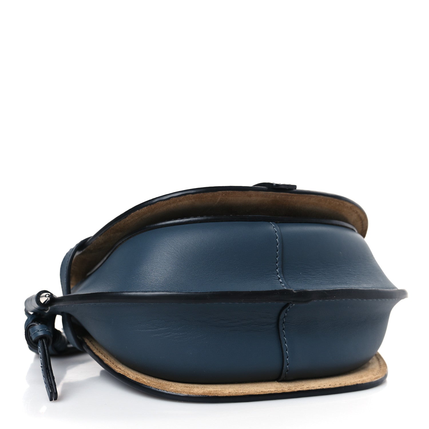 Loewe Calfskin Jacquard Mini Gate Crossbody Bag Onyx Blue 4 of 9