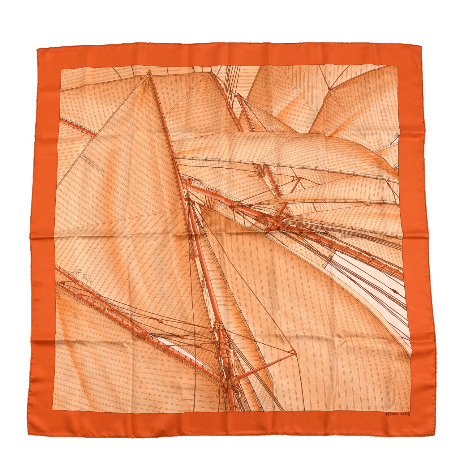 Hermes Silk Vent Portant Scarf 90 1 of 3