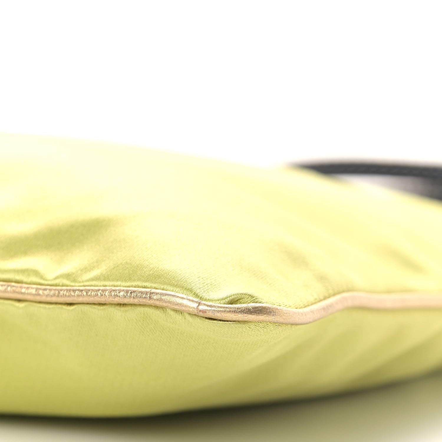 Prada Satin Grosgrain Shopping Tote Bag Green 8 of 10