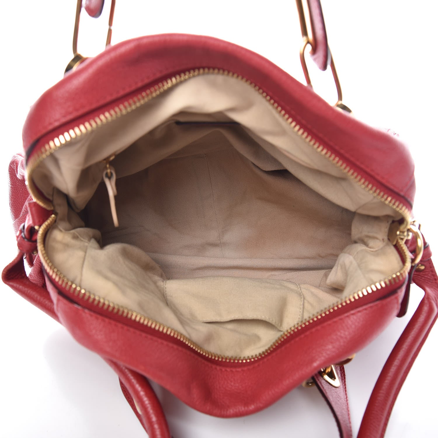 Chloe Calfskin Medium Paraty Holly Berry 6 of 21