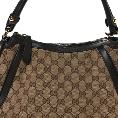 Gucci Monogram Small Scarlett Studded Interlocking G Hobo Dark Brown 8 of 14
