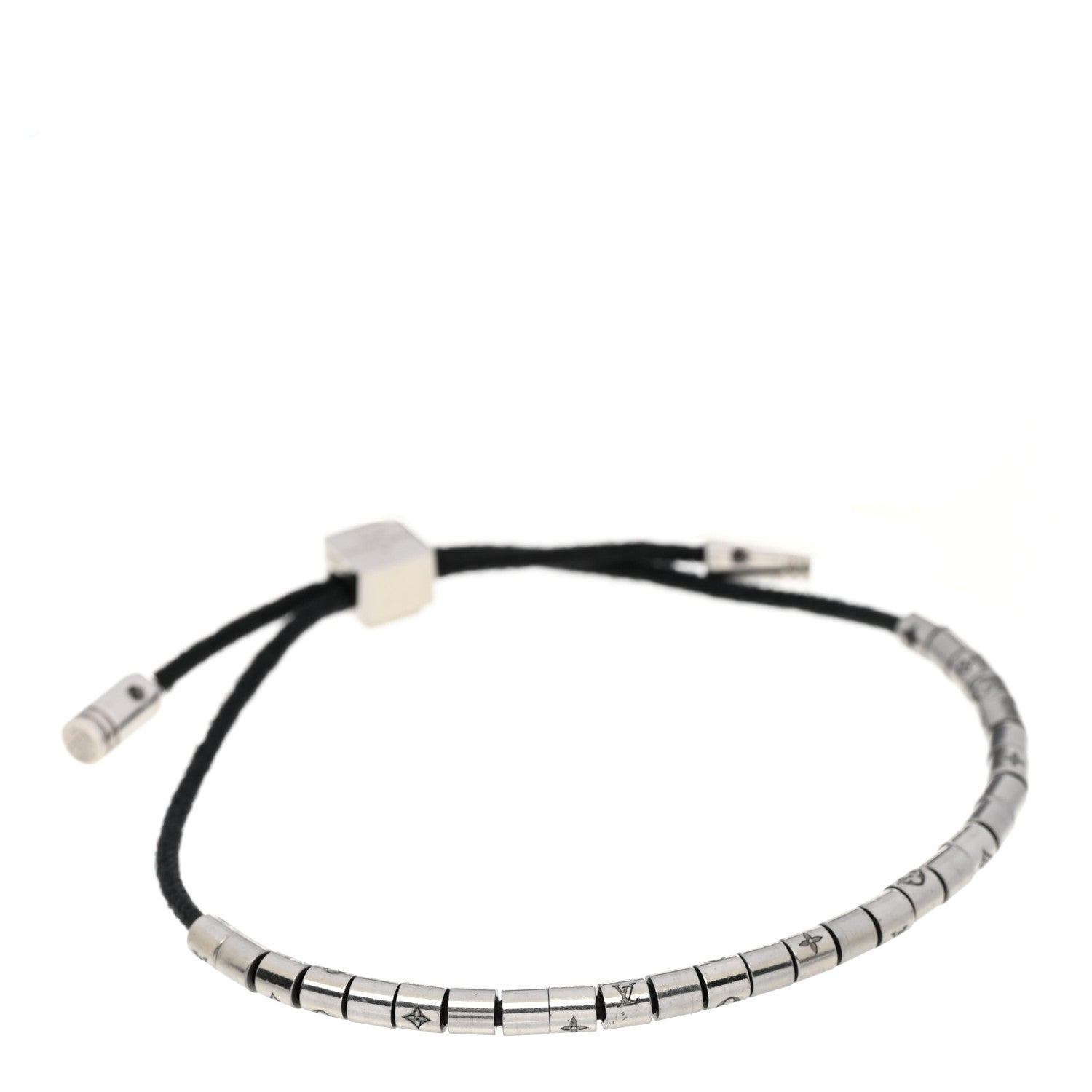 Louis Vuitton Monogram Paradise Bracelet Black Silver 1 of 7