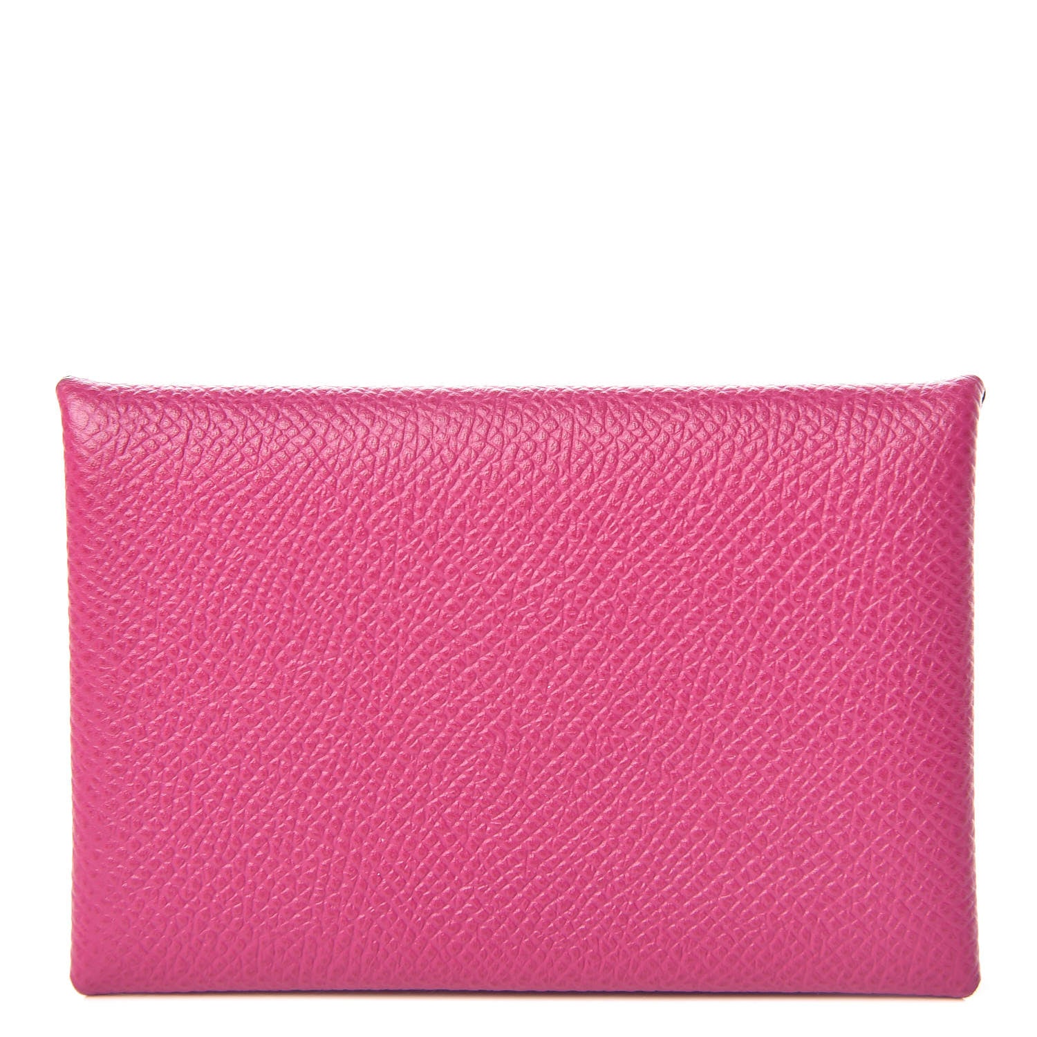 Hermes Epsom Calvi Card Case Rose Pourpre 1 of 7