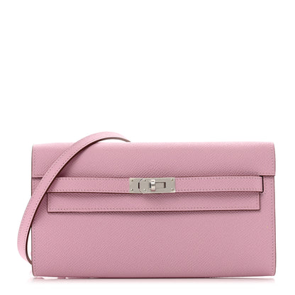 Hermes Epsom Kelly To Go Wallet Mauve Sylvestre 1 of 8