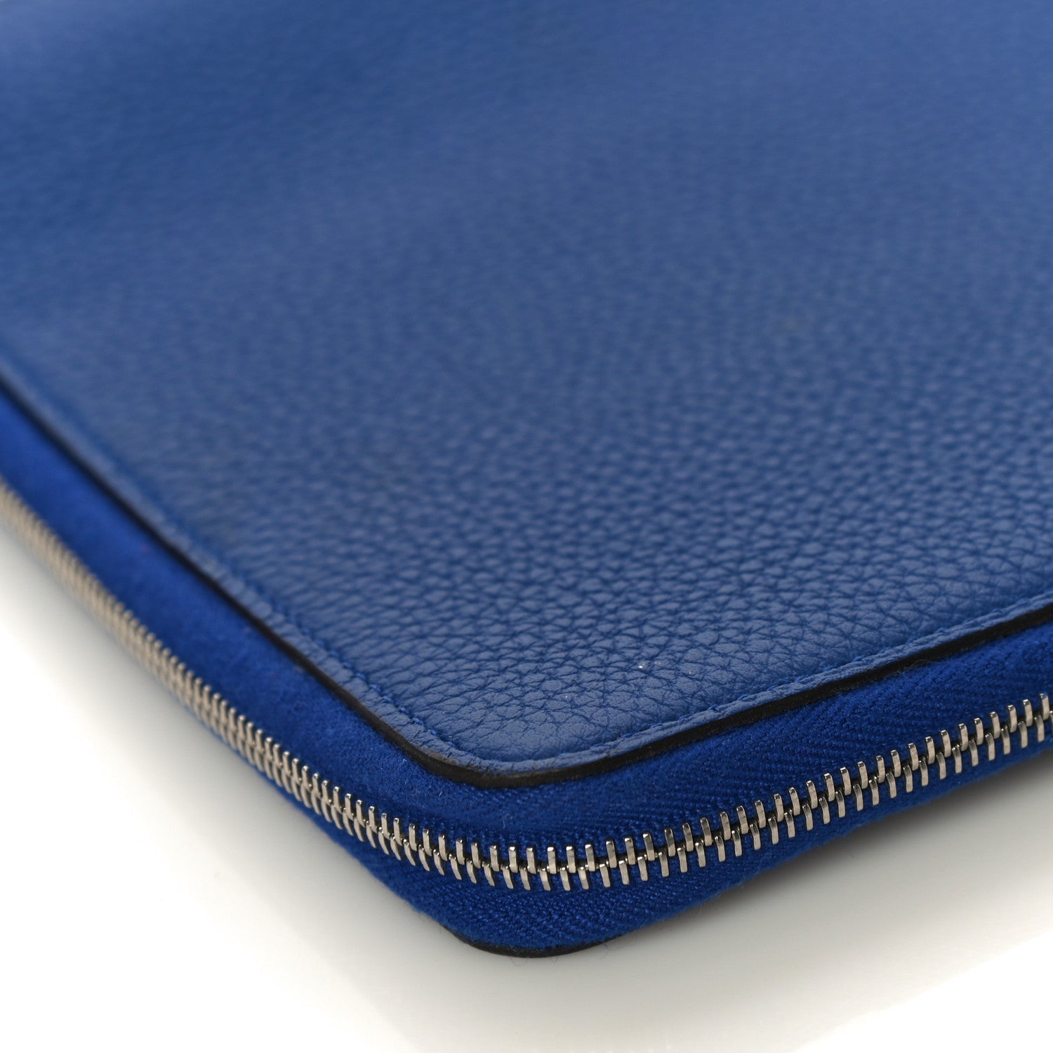Hermes Togo E-Zip iPad Mini Notebook Cover Bleu Electrique 10 of 12