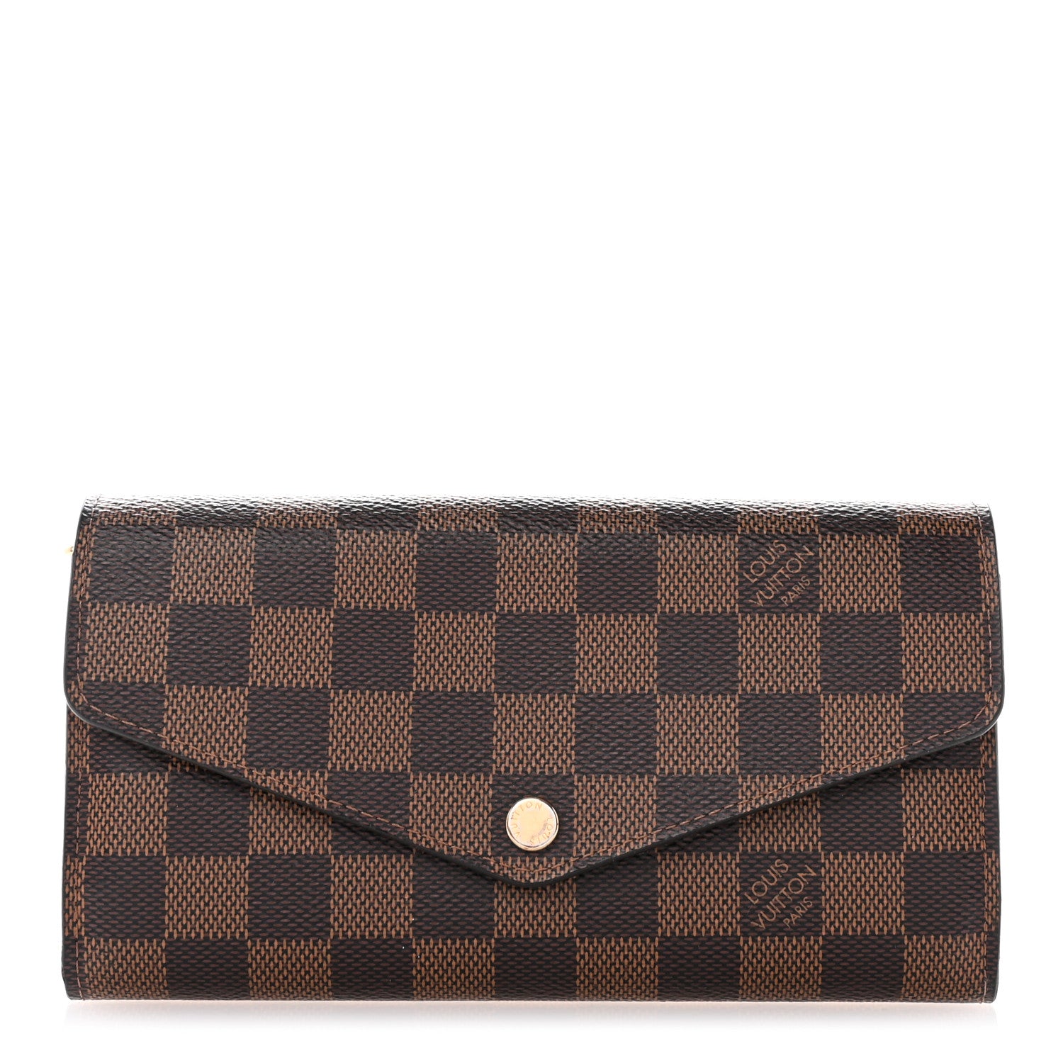 Louis Vuitton Damier Ebene Sarah Wallet NM 1 of 10