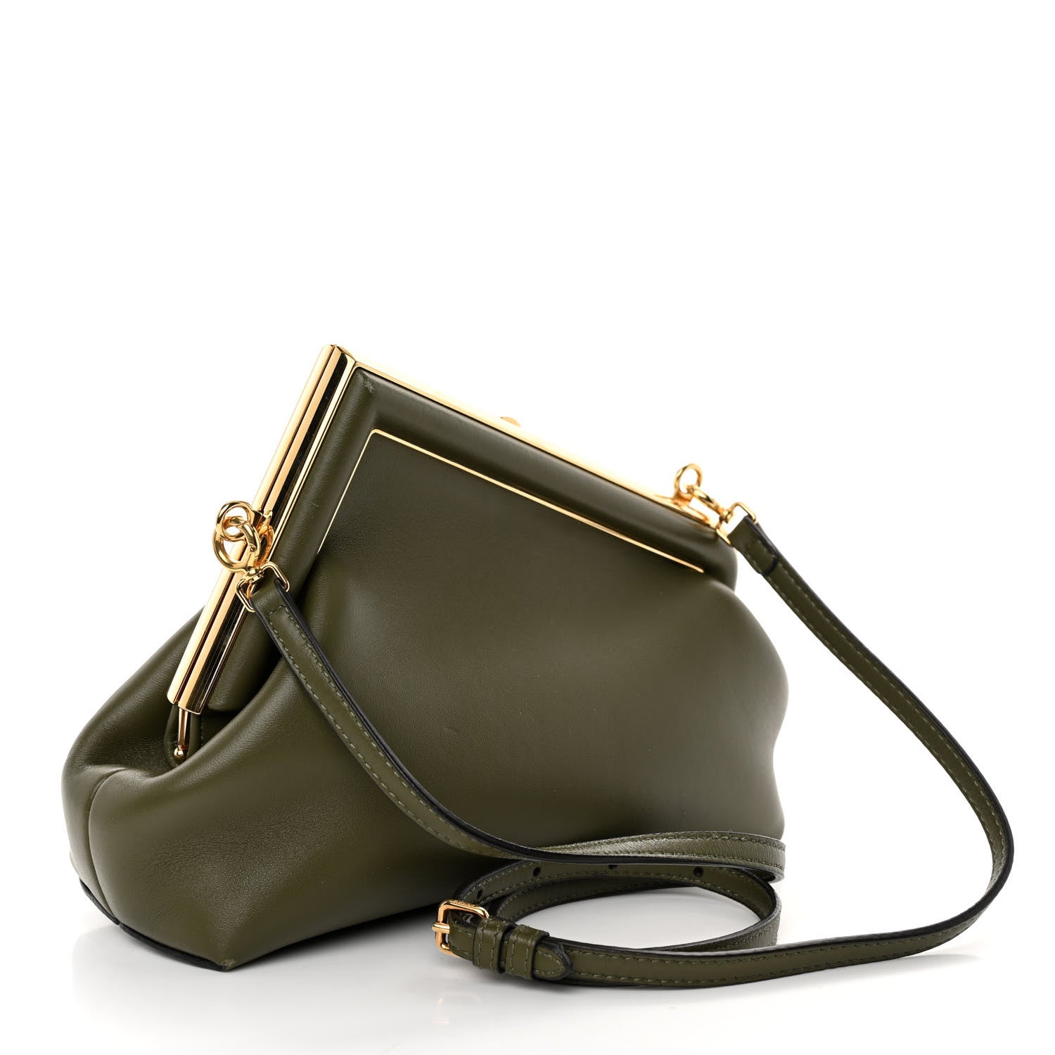 Fendi Shiny Nappa Small Fendi First Green 3 of 11