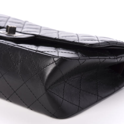Chanel Aged Calfskin Quilted 2.55 Reissue 225 Flap Black 7 of 11