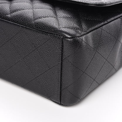 Chanel Caviar Quilted Maxi Double Flap Black 15 of 16