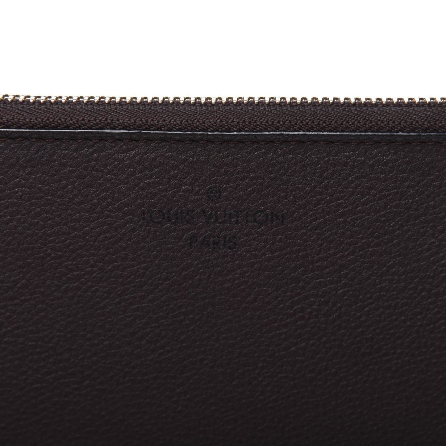Monogram Veau Cachemire W Pochette Chocolate