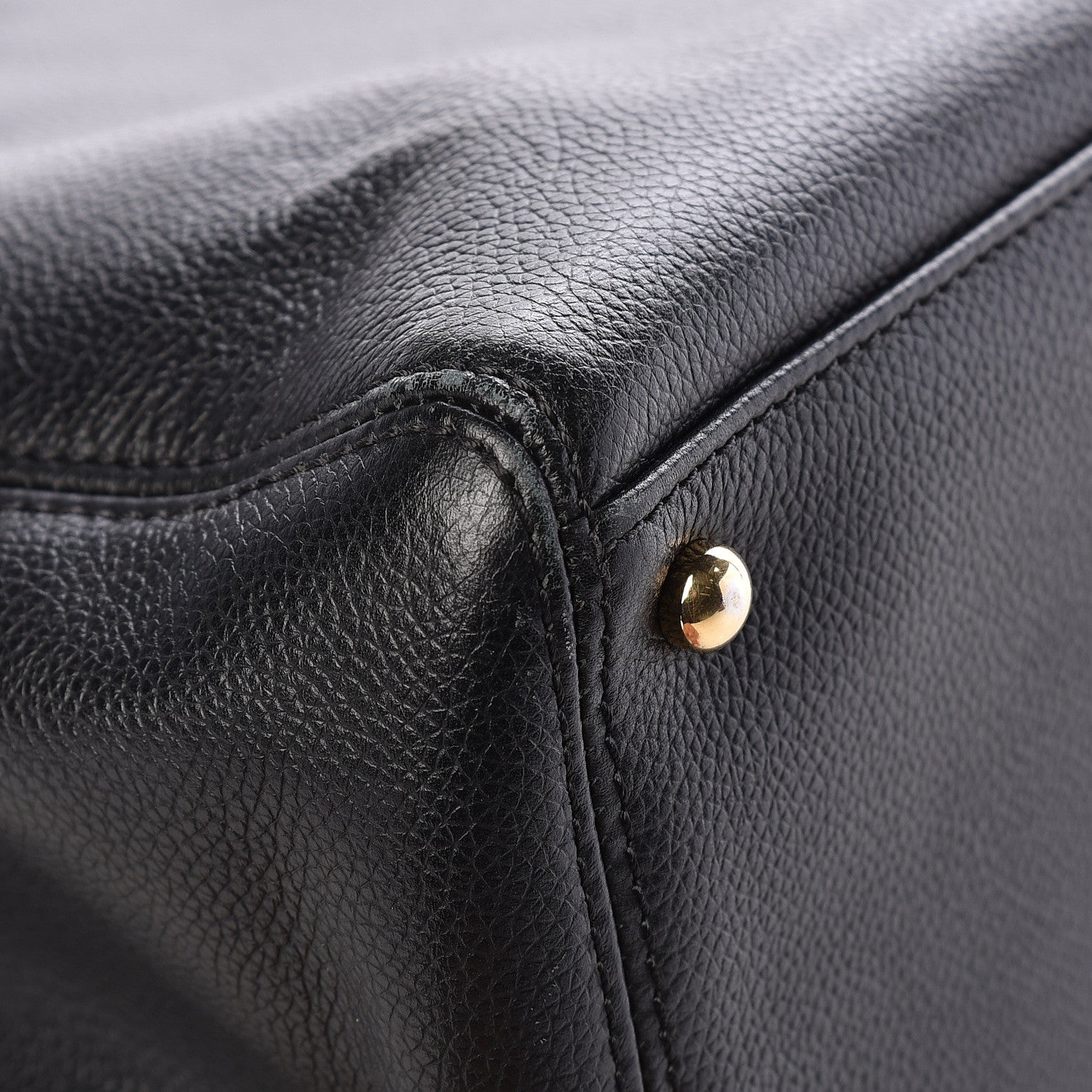 Chanel Calfskin Cerf Executive Shopper Tote Black 11 of 15