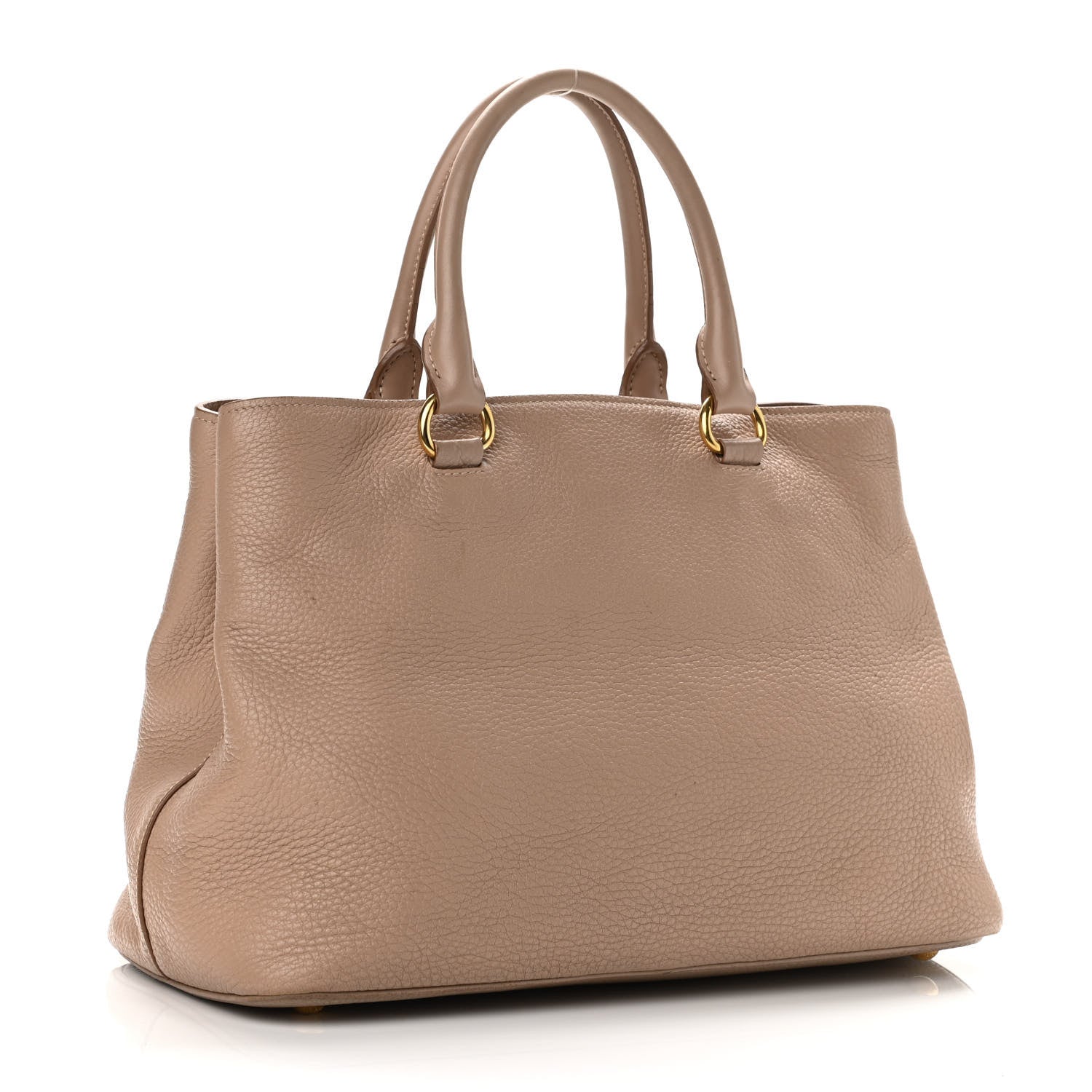Prada Vitello Daino Tote Sesamo 2 of 10
