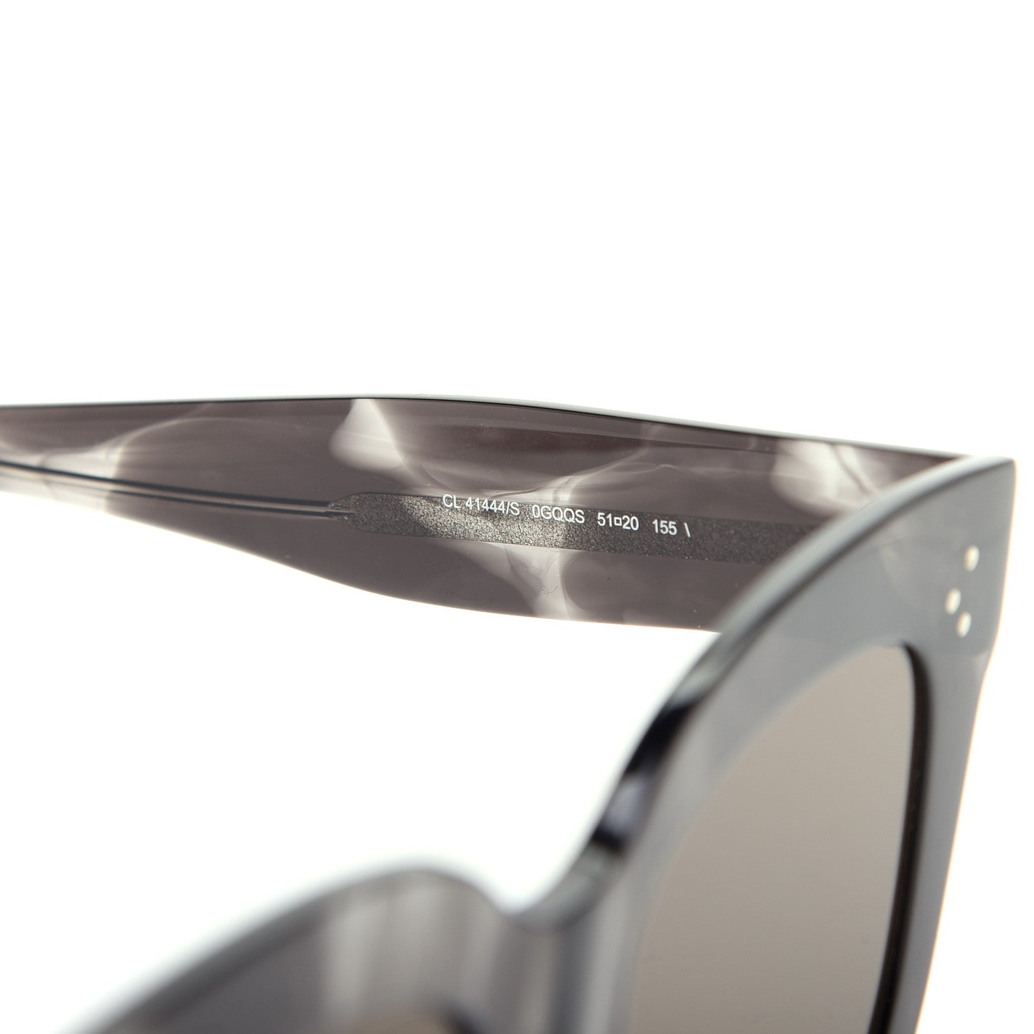 Celine Acetate Kim Sunglasses CL 41444/S Grey 6 of 7