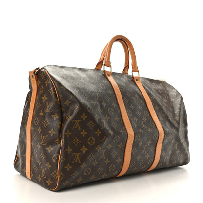 Louis Vuitton Monogram Keepall Bandouliere 55 2 of 12