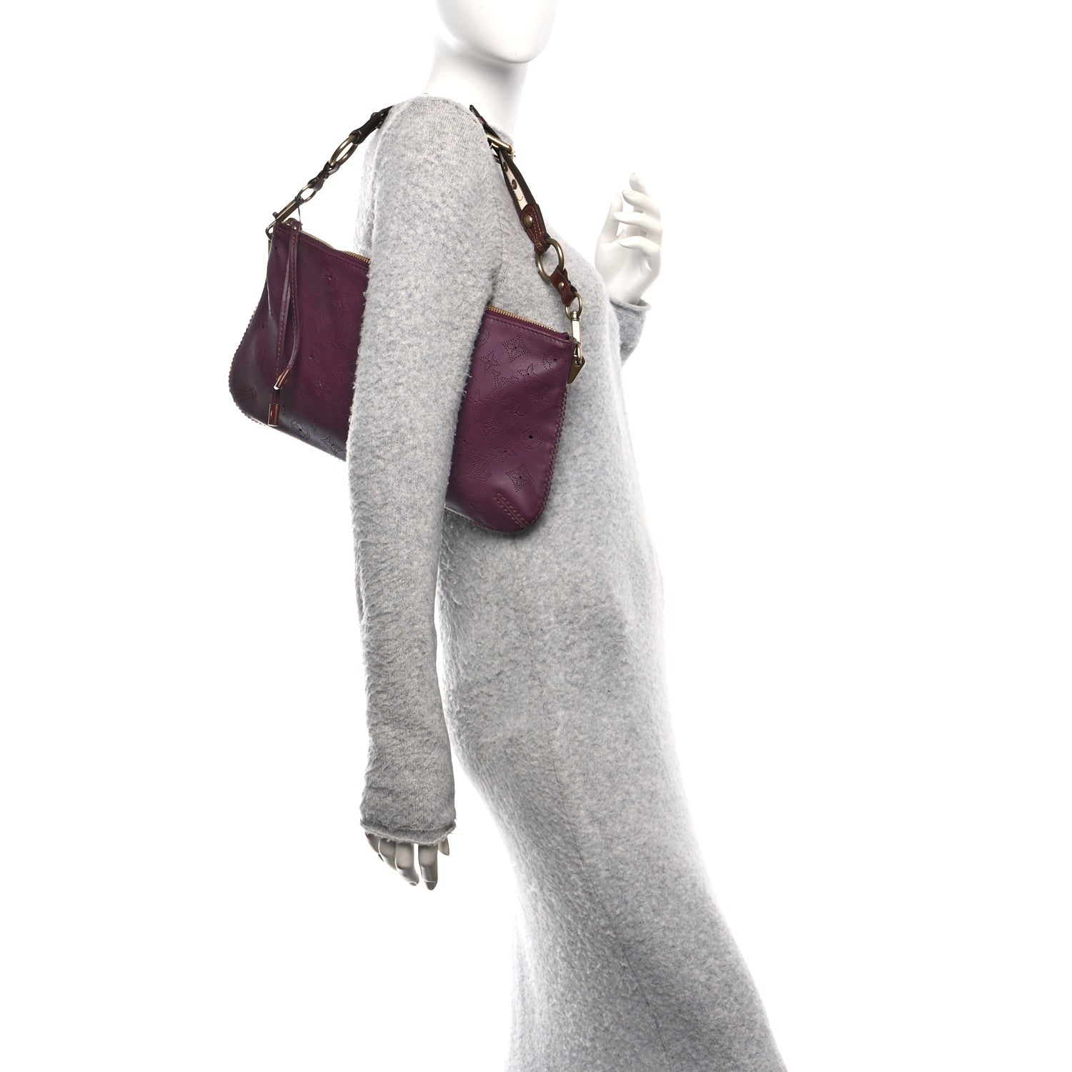 Louis Vuitton Mahina Onatah Pochette Aubergine 2 of 10