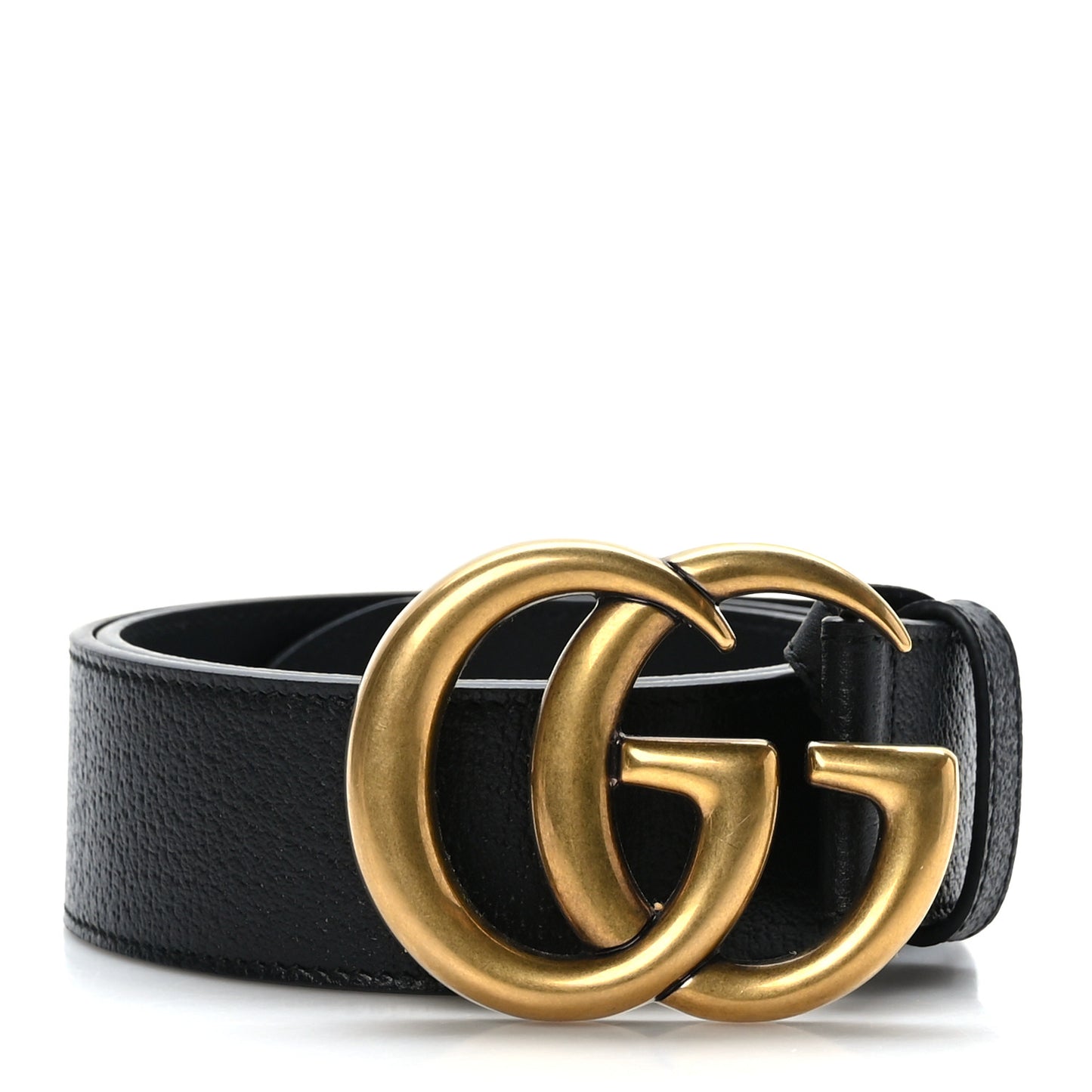 Textured Calfskin Double G 40mm Belt 75 30 Black