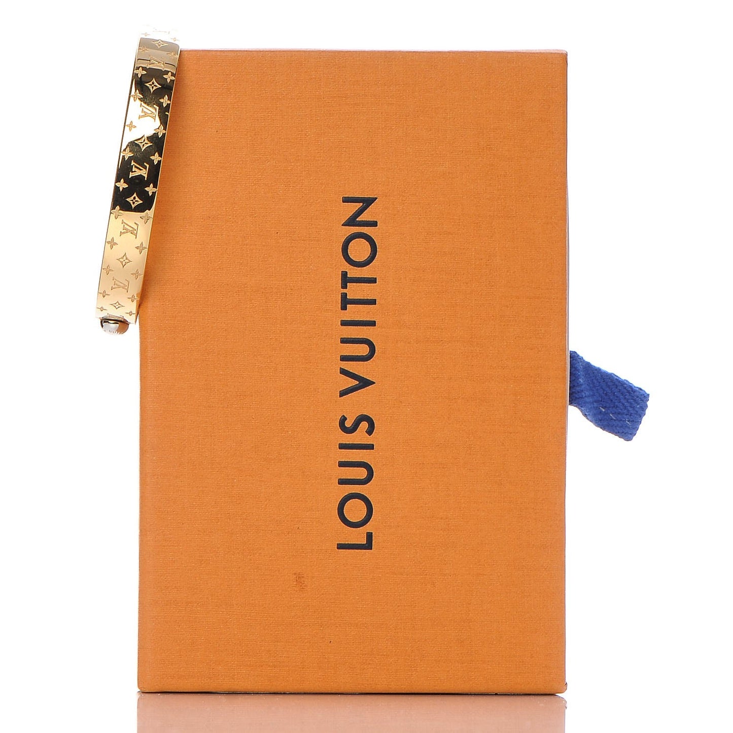 Brass Monogram Nanogram Cuff M Gold