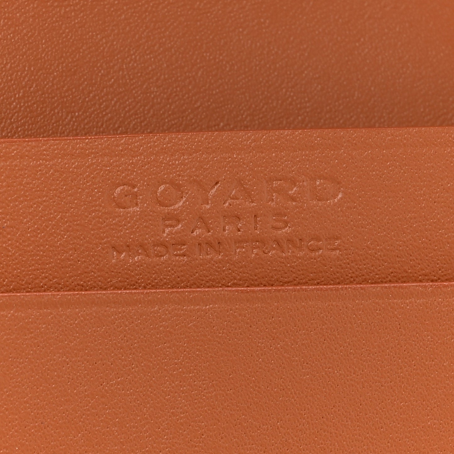 Goyardine Business Card Holder Black Gold